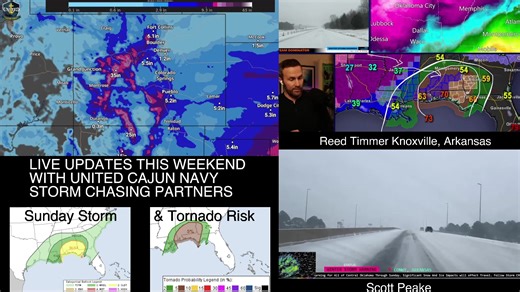 More than 100,000 buildings lost power in Texas & Louisiana as ice is accumulating and spreading across the southeast. Join our weather team live for the details and forecast maps. | United Cajun Navy