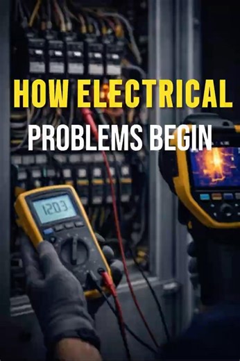 How Electrical problems Begin #electricalsafety #electrician #electricalengineering