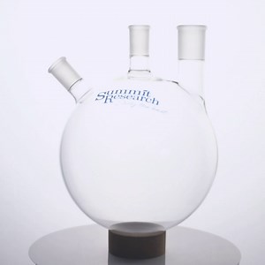 Short Path Distillation 34mm Round Bottom Boiling Flask. 5 Liter. 24/24/34 Thick Borosilicate. Made in USA.