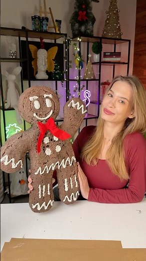 Making Christmas Gingerbread Man 🎄🎅#cristmasdecor #tutorial #christmasdiy #diy #xmas