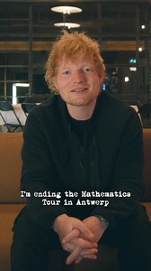 Ed's bringing his Mathematics tour to Antwerp in 2025! Get your tickets now 🎉 | Ed Sheeran