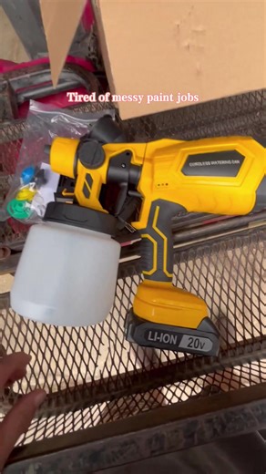 Cordless rechargeable paint sprayer #tiktok #painting #paint #house #painter