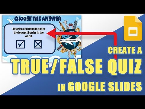 [TUTORIAL] Create an Interactive TRUE/FALSE Quiz in Google Slides (Easy Setup!)