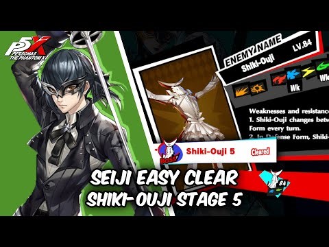 Seiji Easy Clear Phantom Thieves Shiki Ouji Challenge Stage 5 | P5X SEA 3.0