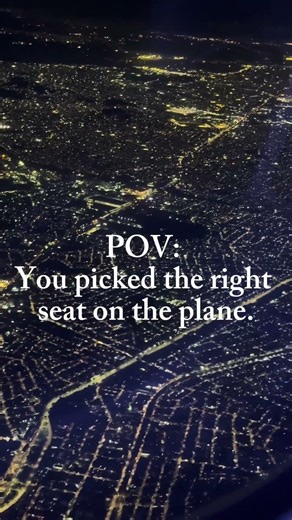 POV: You Picked the Right Seat on the Plane ✈️ Night View Over Rio