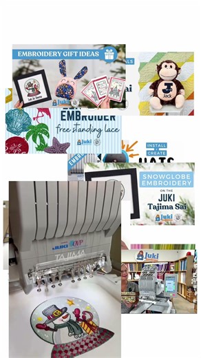 What a year of embroidery on the Juki Tajima SAI ✨