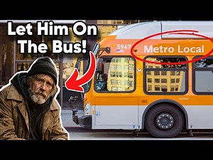 Why didn’t this LA metro bus pick this man up in the middle of the street?