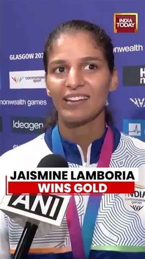 Jaismine Lamboria Wins Commonwealth Games Gold In Women's 57kg Boxing Category #commonwealth