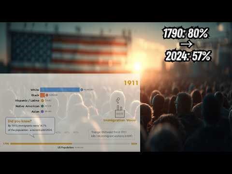 US Population by Race & Ethnicity (1790-2024)