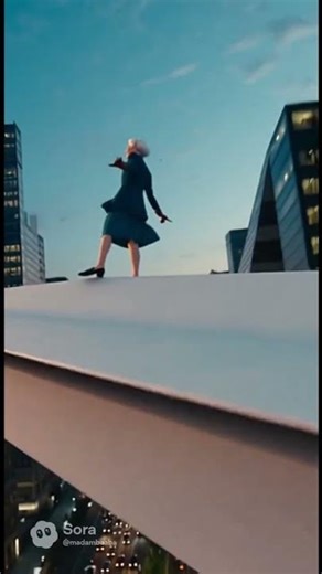 紙飛行機ですの？いいえ、今日はこれで街を散歩いたしますわ。 #マダムばあば #madamebaaba #上品な狂気 #超現実 #shorts