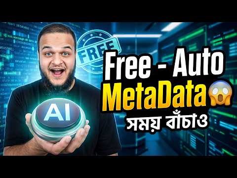Auto Metadata with AI 😱 | Microstock One-Click Automation