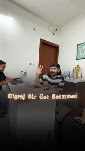 Digraj Sir Got Scammed🤔#teamdsr #funny #digrajsinghrajput #exclusive