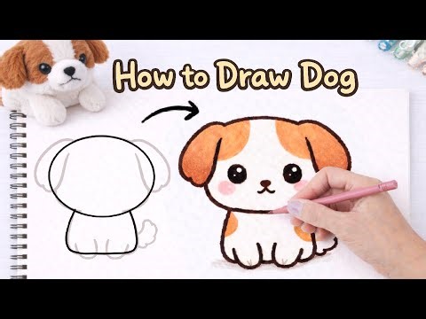 How to Draw a Cute Dog | Easy Drawing for Kids