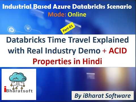 Databricks Time Travel Explained with Real Industry Demo in Hindi + ACID Properties #pyspark #python