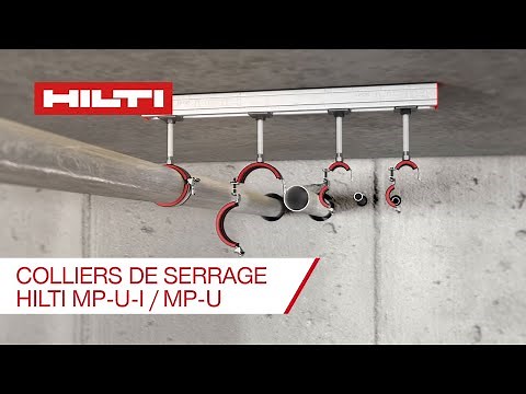 Colliers de serrage Hilti MP-U-I et MP-U, pour toutes les applications