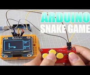 How to Make Arduino SNAKE Game With Gamepad