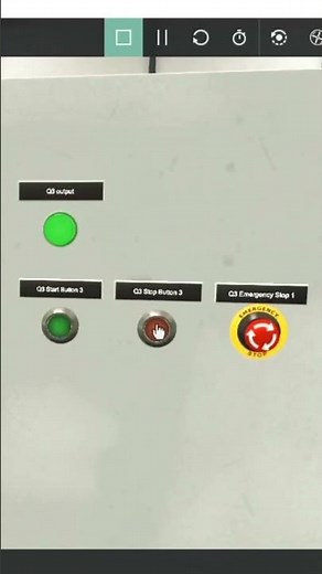 Using Emergency Stop push button #factoryio #ladderlogic #plc #plcprogramming #tutorial #simulation
