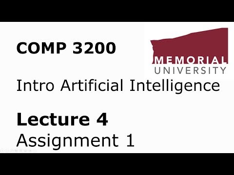 COMP 3200 / 6980 - Intro to Artificial Intelligence - Lecture 04 - Assignment 1