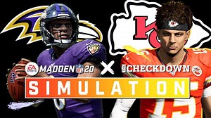 The Checkdown & EA SPORTS MADDEN NFL are simulating the entire 2020 season! Watch an OT thriller between The Kansas City Chiefs and Baltimore Ravens in Week 3! FULL SIM on YouTube: https://bit.ly/2YWU9BL | NFL