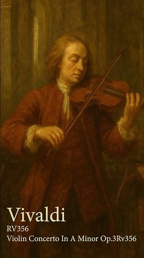 Antonio Vivaldi - Violin Concerto in A Minor, Op.3, RV 356 #classicalmusic #violin #instrument#music