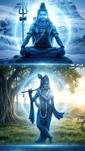 Why Are Hindu Gods Blue? Spiritual Meaning Explained #shorts #sanatanhindu #shiv #krishna