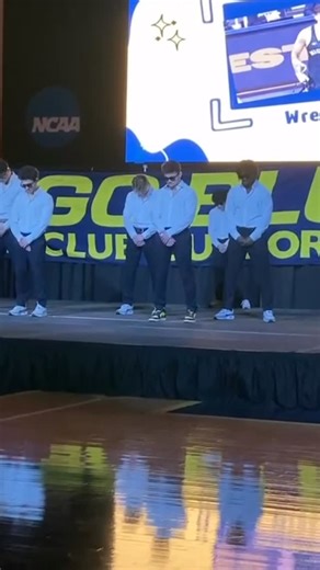 AnnArborTonight on Instagram: "Mock Rock 2026 brought the energy! Watching University of Michigan athletes come together for an incredible cause was nothing short of inspiring. Huge shoutout to Michigan Women’s Water Polo, Michigan Wrestling, Michigan Softball, and so many others who lit up the stage. You truly are the Leaders and Best. Go Blue! #mockrock #mockrock2026 #goblue #leadersandbest #michiganathletics"