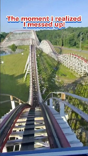 The great American scream machine roller coaster lives up to its name! This ancient coaster is in GA