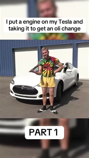 Part 1 go watch part 2 for full video #vlogcreations # | Putting An Engine In A Tesla