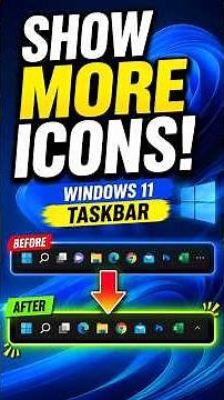 How to Show More Icons on the Windows 11 Taskbar