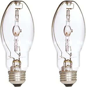 GoodBulb 150-Watt Metal Halide HID Light Bulb | E26 Base EDX17 ANSI Code M102 | High Output HID Light | 4000K Cool White Light Color | Clear Finish | 10000 Life Hours | Pack of 2 Bulbs