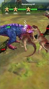 T- Rex x Hippo 🦛 v Carnotaurus x Deinonychus #jurassicworld