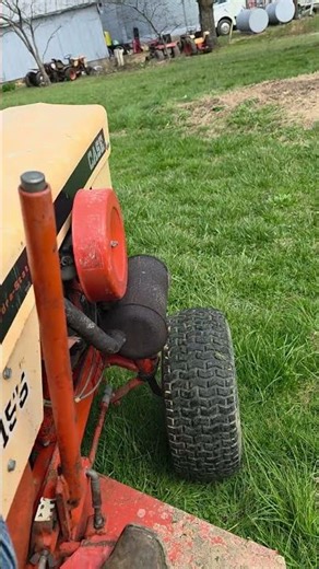 Case 155 mowing grass