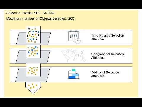 SAP TM - Configuration E9+10: Selection & Planning Profiles