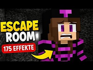 Minecraft, aber 175 EFFEKTE im ESCAPE ROOM - ALLE 60 SEKUNDEN! ⚡️