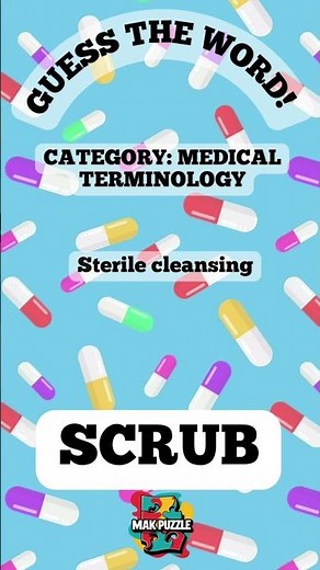 Medical Word Search puzzles are a fun way to learn! 🎅#shorts