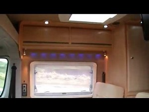 WildAx Solaris 4 berth Motorhome interior layout