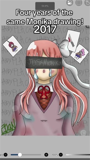 help I’m back in my ddlc phase ##fyp #art #ddlc | Draw
