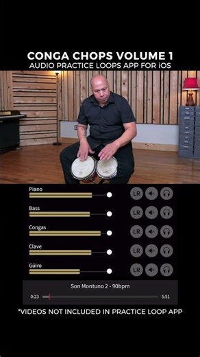 Bobby Allende Essential Bongo Language | CongaChops.com Practice Loop App Vol 1
