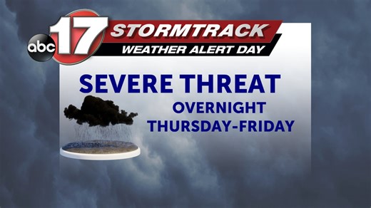 WEATHER ALERT DAY: Damaging winds possible overnight Thursday into Friday morning