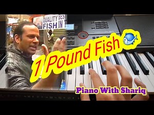 Come On Ladies One Pound Fish Easy Piano Tutorial |How to play One Pound Fish on piano - £1 Fish Man