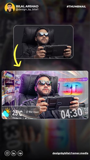 Bilal Arshad | Thumbnail Designer on Instagram: "Recent YouTube Thumbnail Design for client! . . . . . . I just designed a thumbnail for my client with a bold, scroll-stopping thumbnail design and the results speak for themselves. . . . . . A great thumbnail = more impressions, more clicks, more growth. ✅ High CTR design ✅ Eye-catching visuals ✅ Designed with audience psychology in mind . . . . . 📌If you want to grow your YouTube channel the smart way—start with a thumbnail that SELLS. 💬DM me