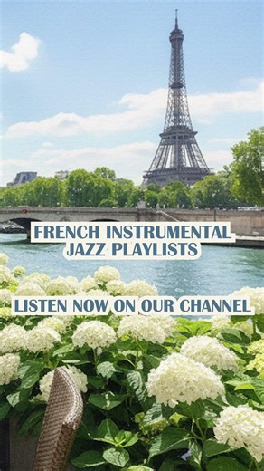 Elegant Morning Jazz on a Paris Balcony ☕ Relaxing Jazz Music & Gentle Bossa Nova for Focus, Calm