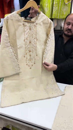 ✨ Embroidered Flyper Shirt Lawn Suit – 3 Piece Collection ✨6 beautiful colours 🌈 ke sath elegant