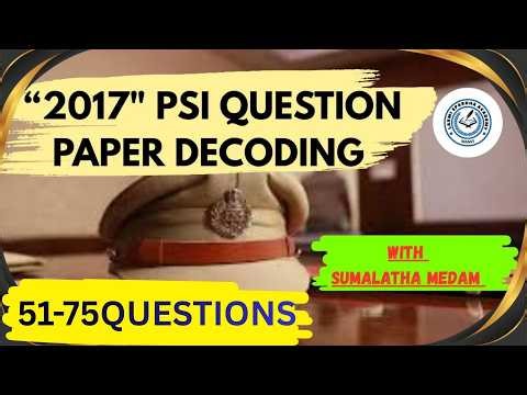 PSI 51-75th QUESTIONS