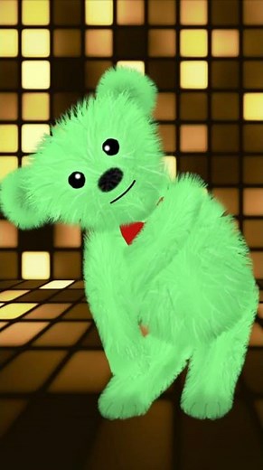 Dance Time With Funky The Green Teddy Bear by Oxbridge Baby #learntotalk #oxbridgebaby