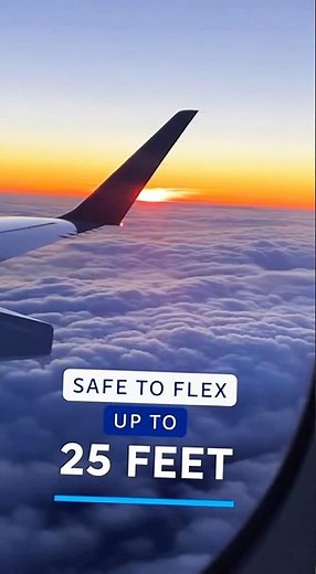 Why Airplane Wings Bend During Flight! #AviationScience #AircraftWings