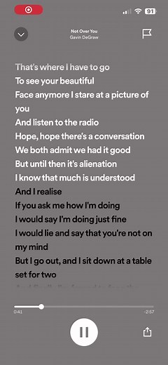 Gavin DeGraw - Not Over You Lyrics