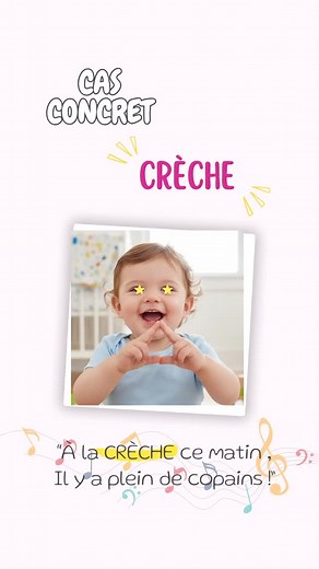 Les signes, c'est aussi dans les comptines 🎶 alors on n'hésite pas à chanter des chansons à son bébé qu'on chante faux ou pas, on s'en fiche ! L'objectif, c'est de créer un échange avec son enfant tout en douceur et en apaisement. #creche #comptinesignee #communicationgestuelleassocieealaparole #chansonbebe | 2 Mains, des Mots - Ateliers en Signes