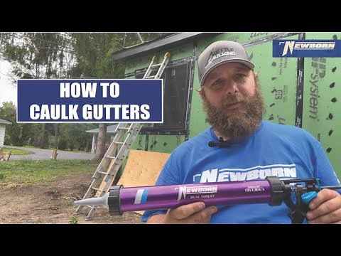 How to Caulk and Seal Gutters