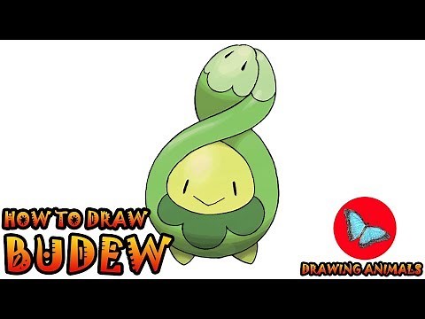 How To Draw Budew Pokemon | Coloring and Drawing For Kids